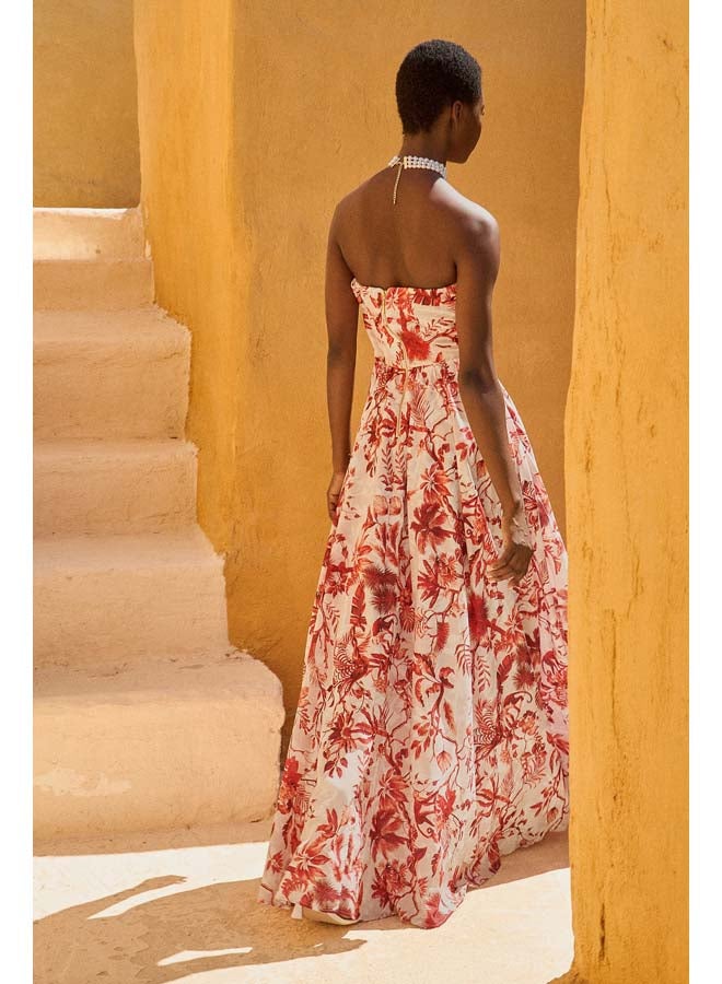 BSB Maxi printed strapless dress  - Image 2