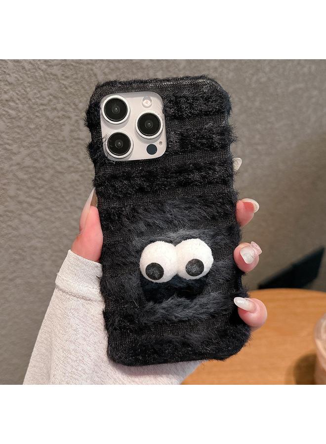 S-TOP Case For iPhone 16 Pro Doll Plush PU Hybrid PC Phone Case - Image 1