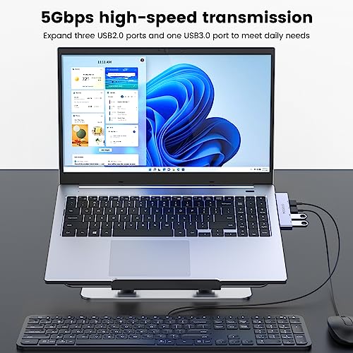 MOGOOD USB Hub 3.0 - USB Splitter & Port Expander for Laptop, Xbox, Flash Drive, HDD, Console, Printer, Camera, Keyboard, Mouse - Image 5