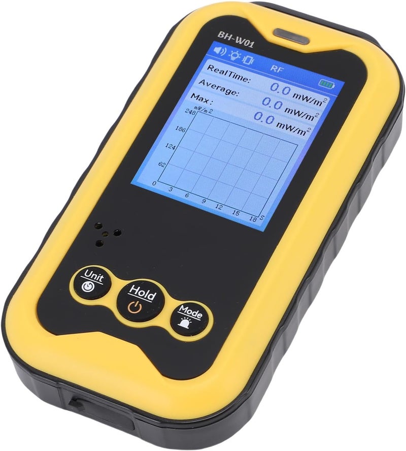 Transparent body EMF Meter, 3 in 1 Electromagnetic Field Detector with EF MF RF Measurement, Data Logger, Ideal for Home Inspection & Ghost Detection, 2.4inch Protective coating - Image 4