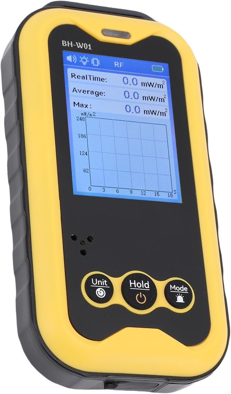 Transparent body EMF Meter, 3 in 1 Electromagnetic Field Detector with EF MF RF Measurement, Data Logger, Ideal for Home Inspection & Ghost Detection, 2.4inch Protective coating - Image 3