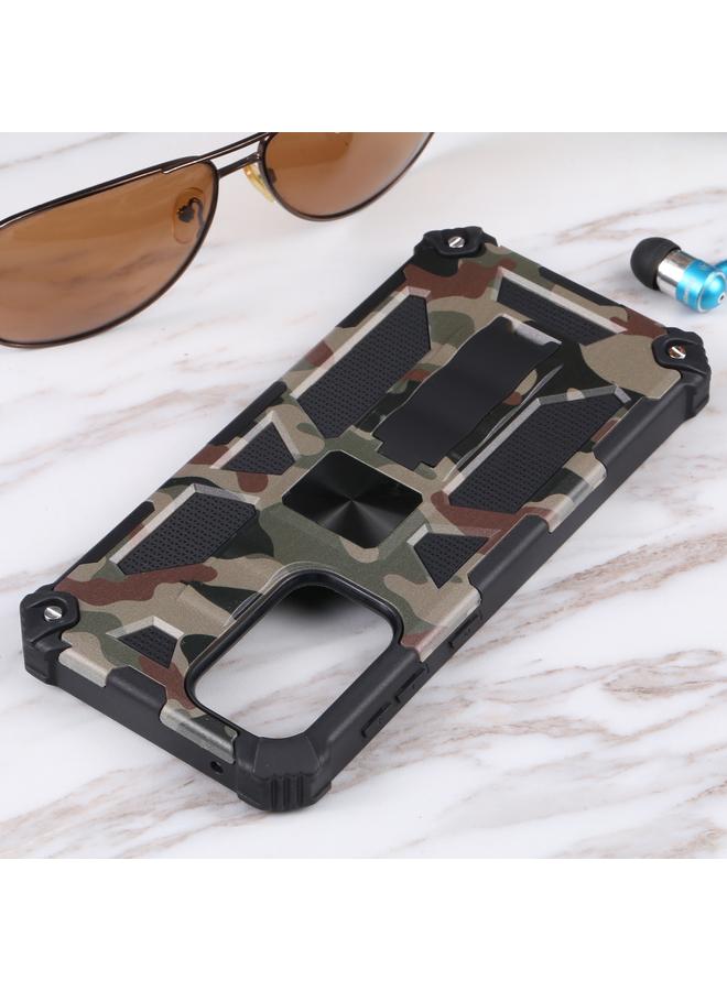 S-TOP Case For Samsung Galaxy A33 5G Camouflage Armor Shockproof TPU + PC Magnetic Protective Phone Case with Holder - Image 4