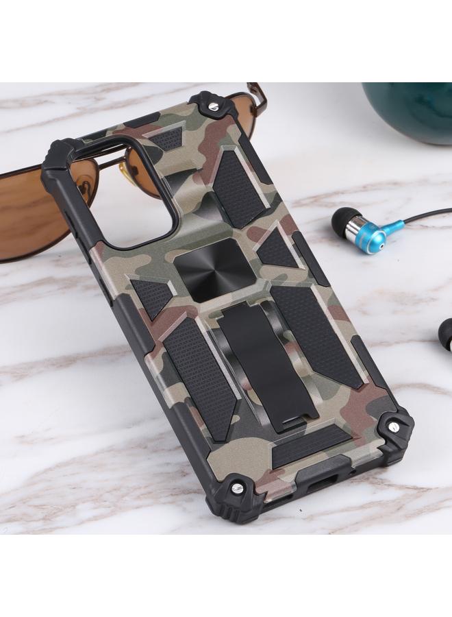 S-TOP Case For Samsung Galaxy A33 5G Camouflage Armor Shockproof TPU + PC Magnetic Protective Phone Case with Holder - Image 2