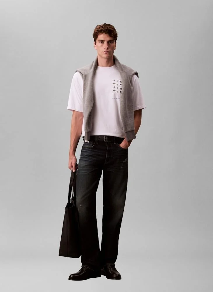 Calvin Klein Jeans  Monologo Graphic T-Shirt for Men | Best Price UAE
