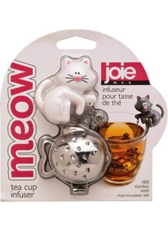 MSC International Joie MSC International Cat Tea Infuser, Meow, Assorted Black & White  - Image 3