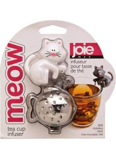 MSC International Joie MSC International Cat Tea Infuser, Meow, Assorted Black & White  - Image 2
