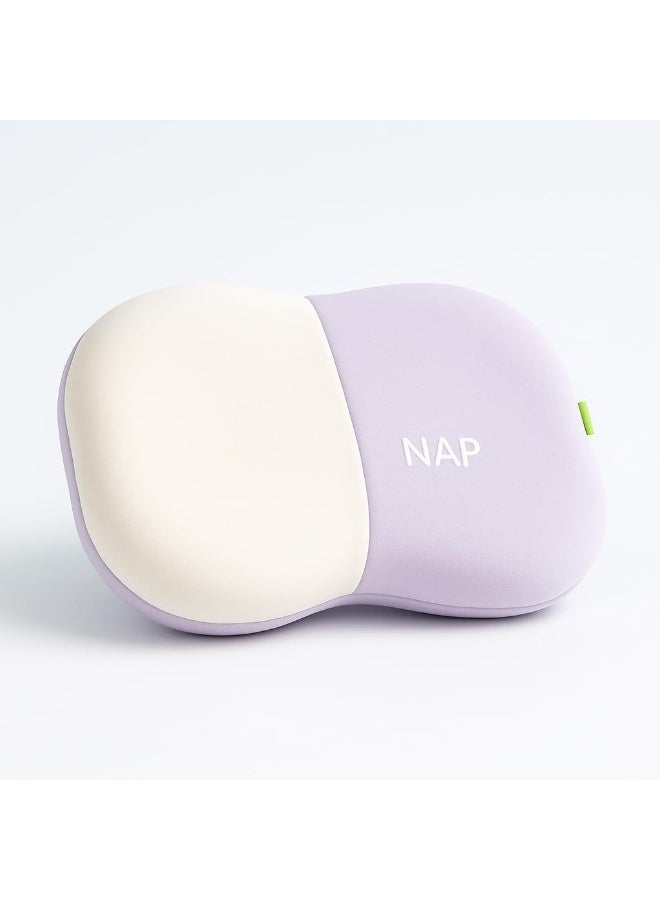 آسي بلاي وسادة نوم مريحة للرقبة – وسادة رغوة الذاكرة لتخفيف آلام الرقبة – خالية من الروائح – مبردة – مناسبة للنوم على الجانب، الظهر، أو البطن (باللون البنفسجي) - Image 1