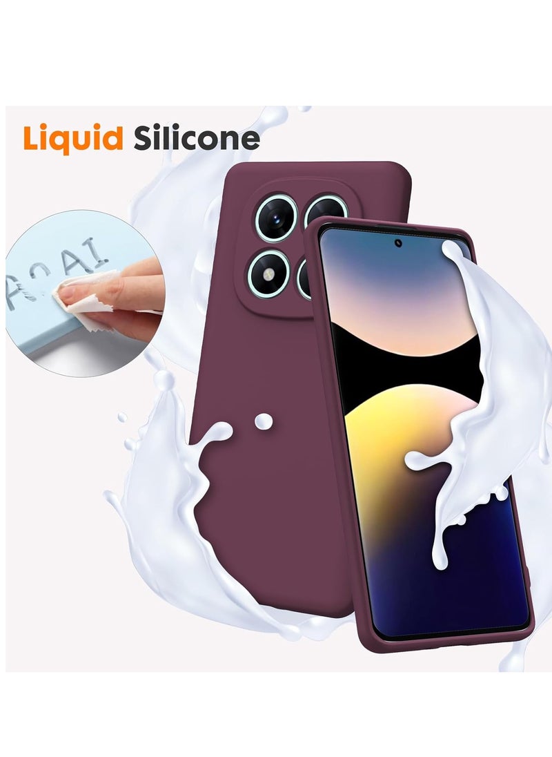 Houmt Xiaomi POCO X7 5G Case Cover Premium Silicone with Microfiber Lining Case Shockproof Protective Back For Xiaomi POCO X7 5G  - Image 2
