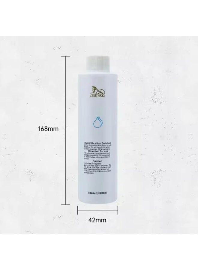 LUBINSKI Humidification Solution 200ml, Premium Moisturizing Liquid for Humidifiers & Storage Boxes, Anti-Mildew Formula, Long-Lasting Humidity Control - Image 5
