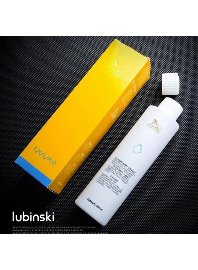 LUBINSKI Humidification Solution 200ml, Premium Moisturizing Liquid for Humidifiers & Storage Boxes, Anti-Mildew Formula, Long-Lasting Humidity Control - Image 4