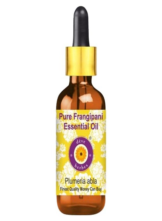 Deve Herbes Frangipani Essential Oil (Plumeria alba) with Glass Dropper Pure | Non-Sticky | Non-greasy | Lightweight | Men & Women | All Skin Types | Steam Distilled 10ml - Image 2
