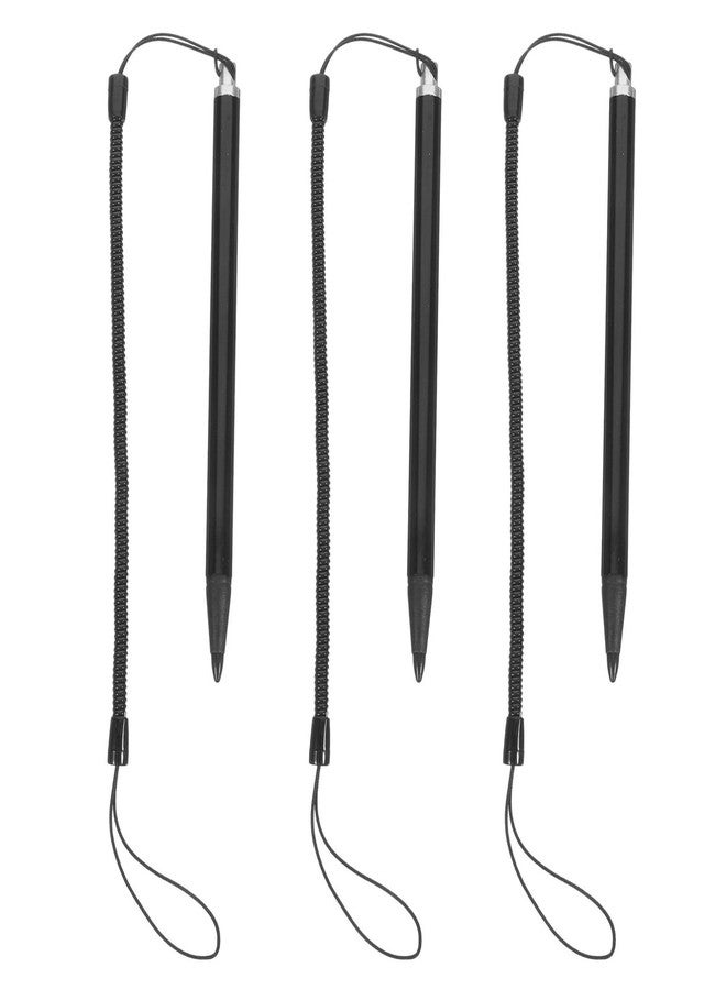 HOMSFOU 3pcs Touch Pen with Spring Rope Resistive Touch Screen Painting Pen Resistive Stylus Hard-tip Pen Anti-Lost for Pos PDA - Image 1