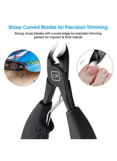 Il Clippers For Thick & Ingrown Toe Nails Heavy Duty Precision Nail Scissors Super Sharp Curved Blade Grooming Tool Opove X5, Black - pzsku/ZD3346F81599FEB0E75EEZ/45/_/1733729615/e0181a2e-dba8-4b79-aff7-b18e94859146