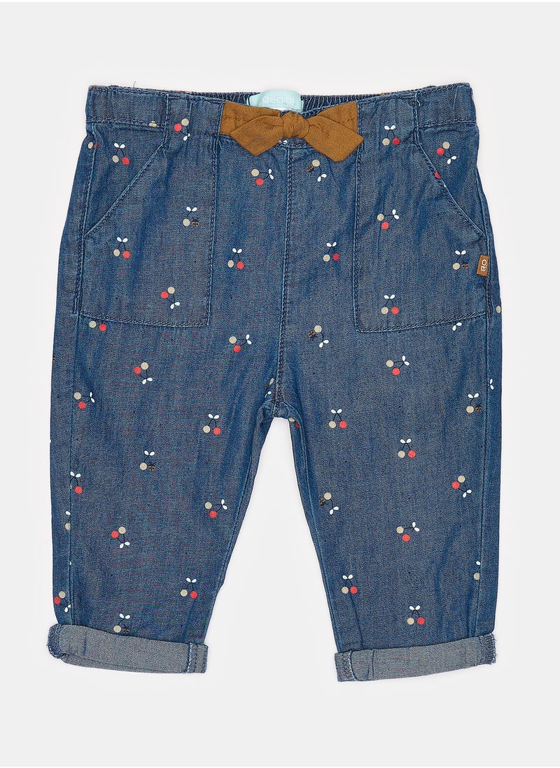 OBAIBI - Blue Pants for Girls - Image 1