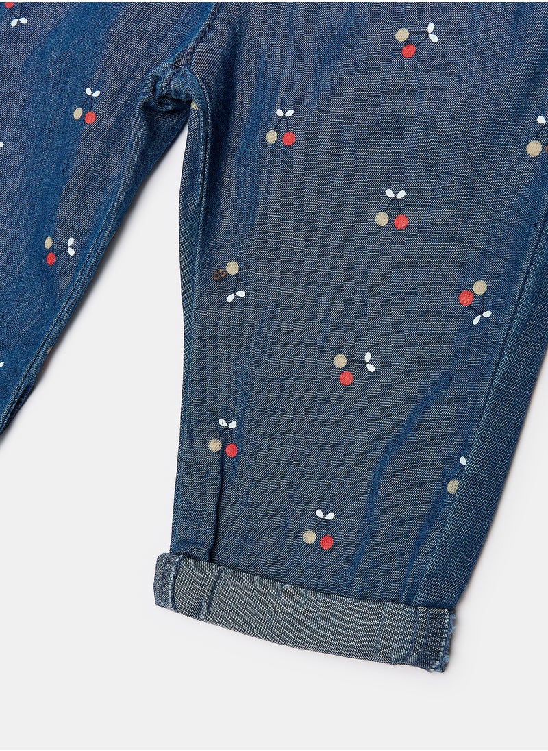 OBAIBI - Blue Pants for Girls - Image 1