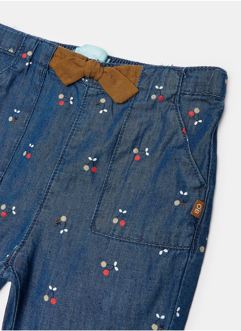 OBAIBI - Blue Pants for Girls - Image 1