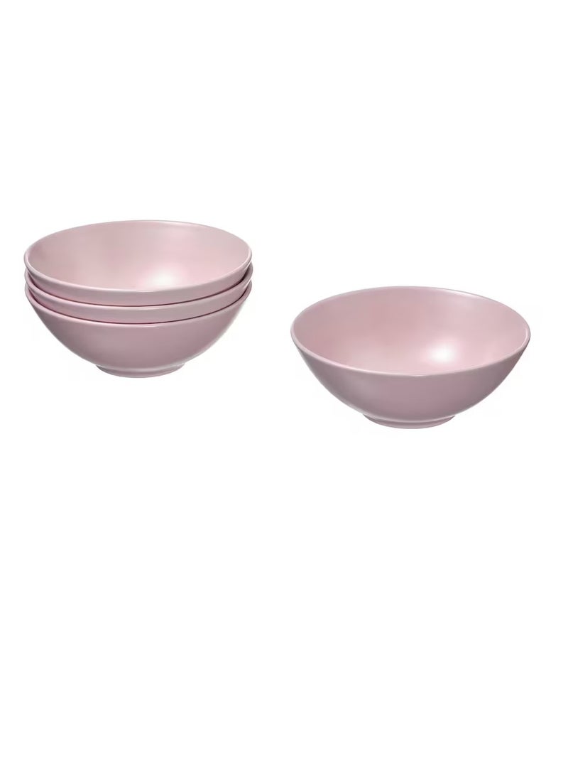 سلطانية، وردي فاتح غير لامع 16 سم - Image 1