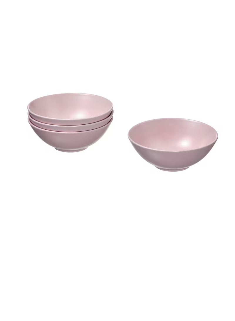 سلطانية، وردي فاتح غير لامع 16 سم - Image 2