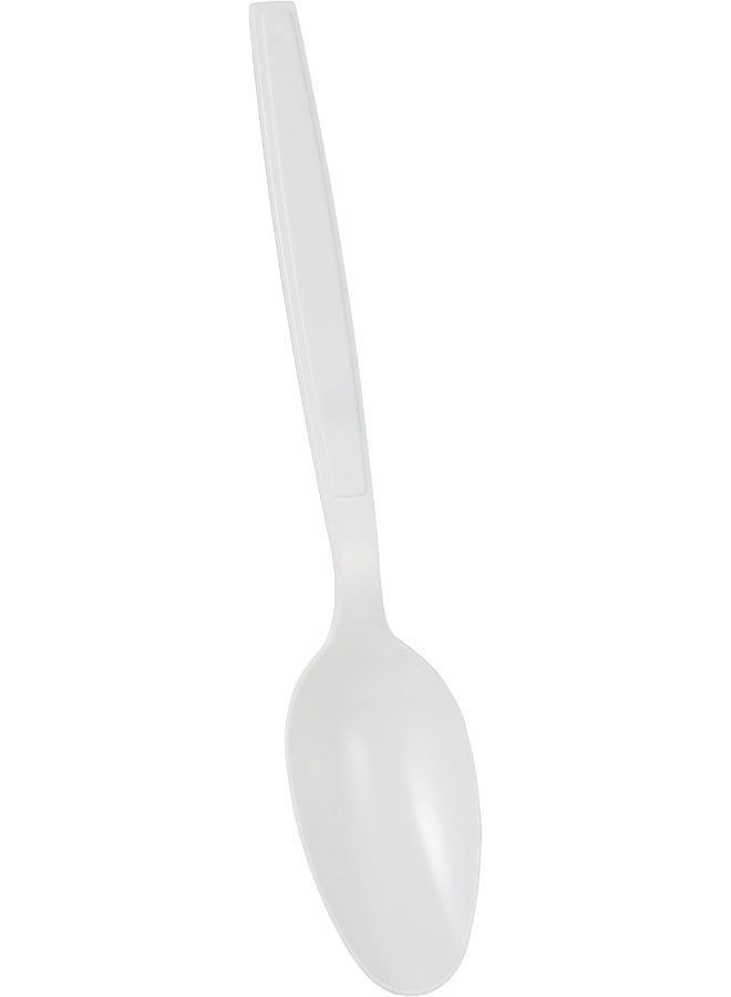 Hotpack HOTPACK Heavy Duty Plastic Spoons White, 50 Pieces  - Image 3