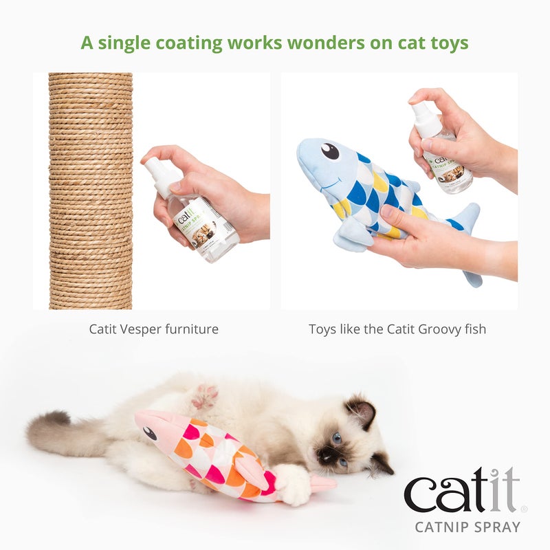 Catit Catnip Spray for Stimulating Indoor and Outdoor Cats - Image 4