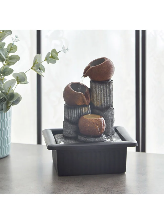 Home Box Albane Fountain With Head Light 21 x 25 x 17 cm