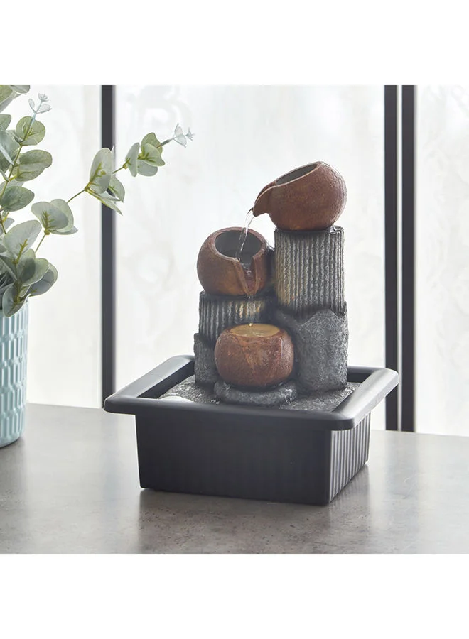 Home Box Albane Fountain With Head Light 21 x 25 x 17 cm