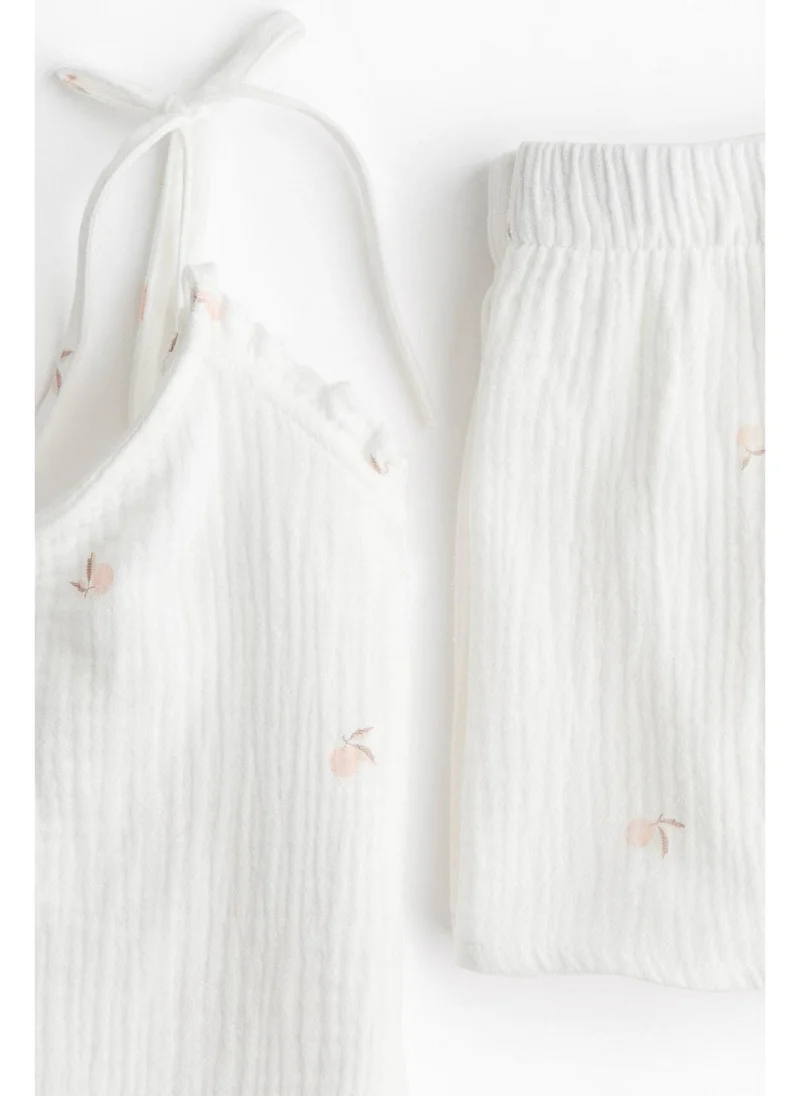H&M Cotton muslin pyjamas