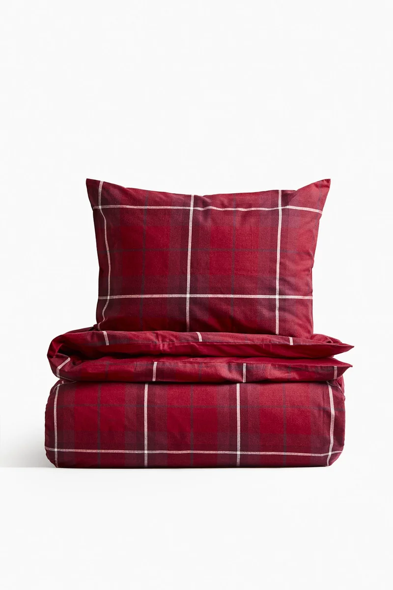 H&M Single flannel duvet cover set