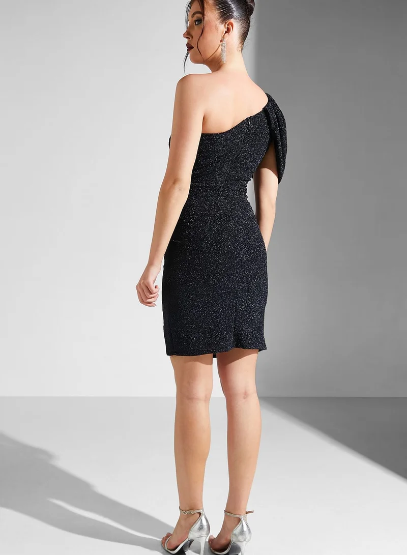 Ella Limited Edition One Shoulder Shimmer Dress