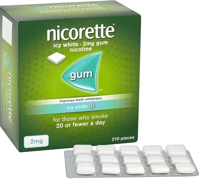 Nicorette Icy White 2mg 210pcs - Image 1