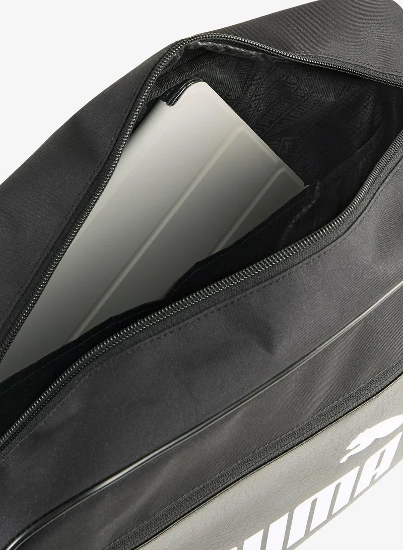 Puma PUMA Black Medium Campus Reporter Bag  | Best Price UAE