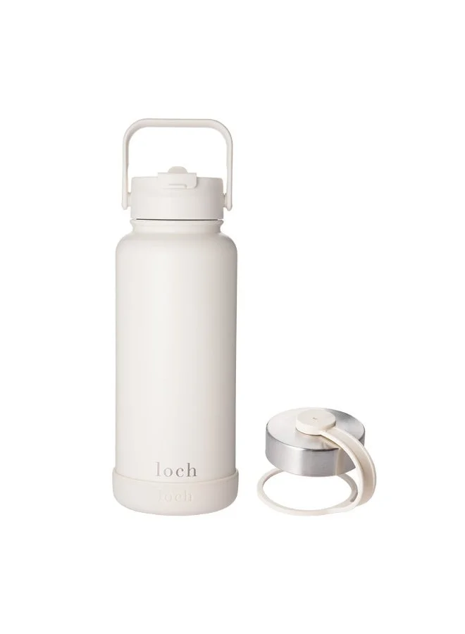 Loch  Loch 900ml (32 Oz) Monochrome Stainless Steel Bottle Ivory Cream  | Best Price UAE