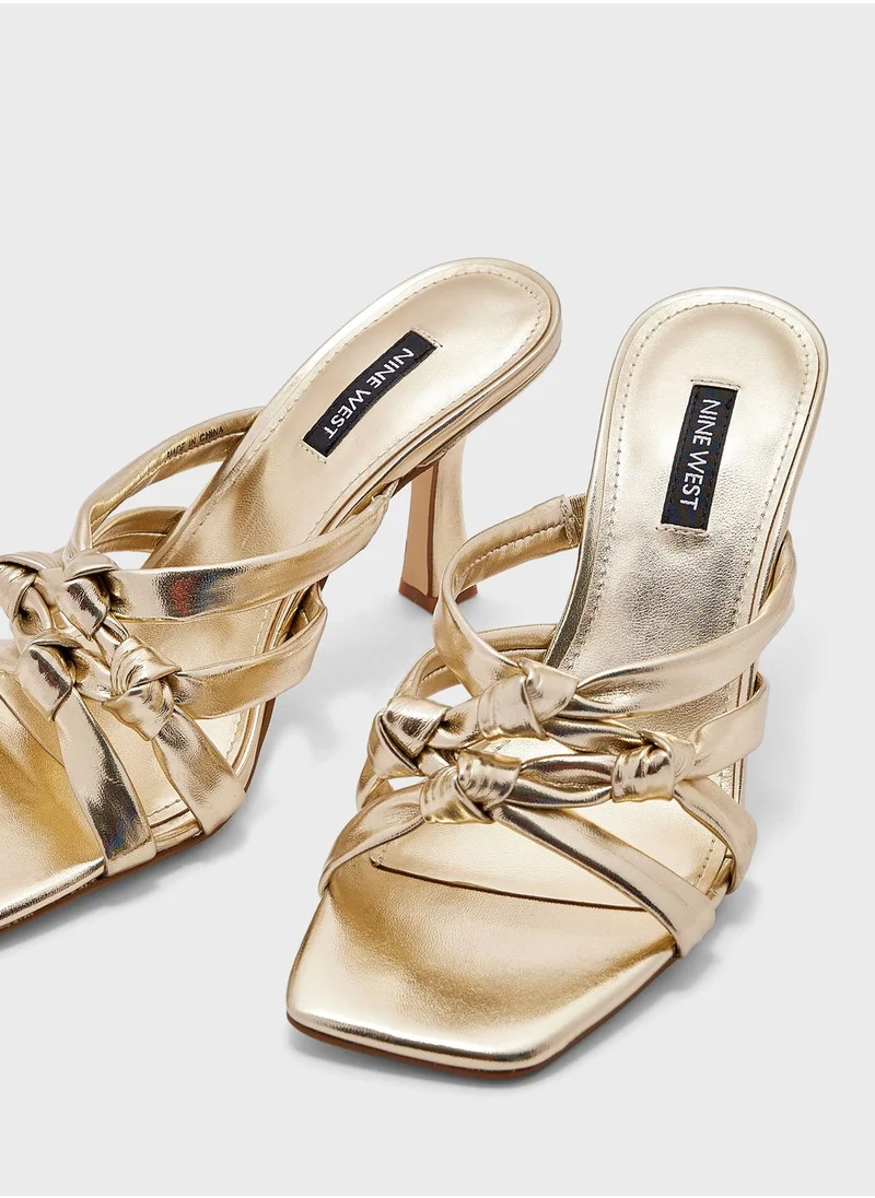 ناين ويست Multi Strap High Heel Sandals