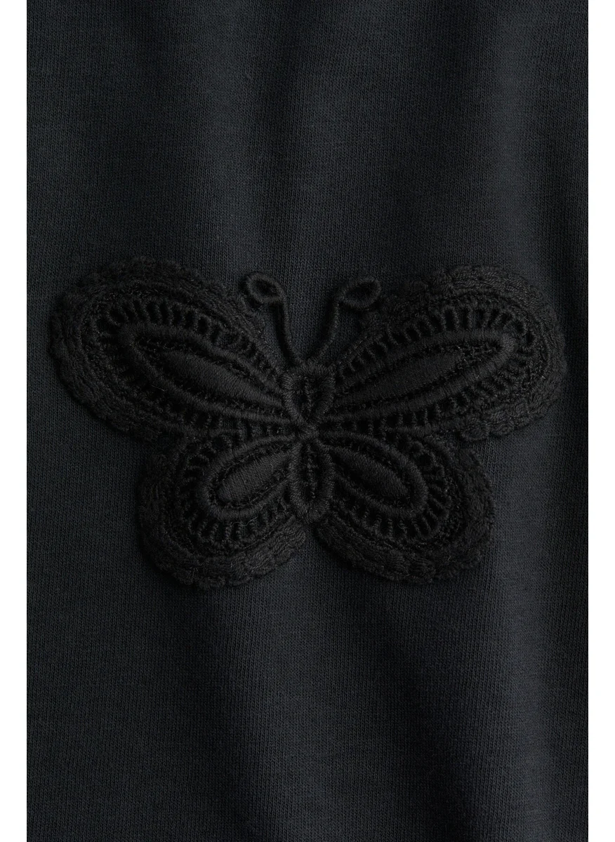 H&M Motif-Detail T-Shirt