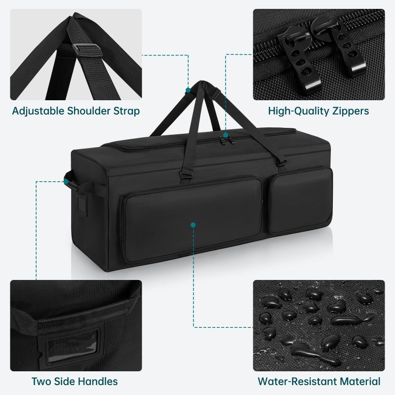 ANILD Baseball Duffle Equipment Bag, Extra Large Catchers Gear Duffle Bag, Gym Sports Equipment Duffle Bag, Perfect for Baseball & Fastpitch Softball - Image 3