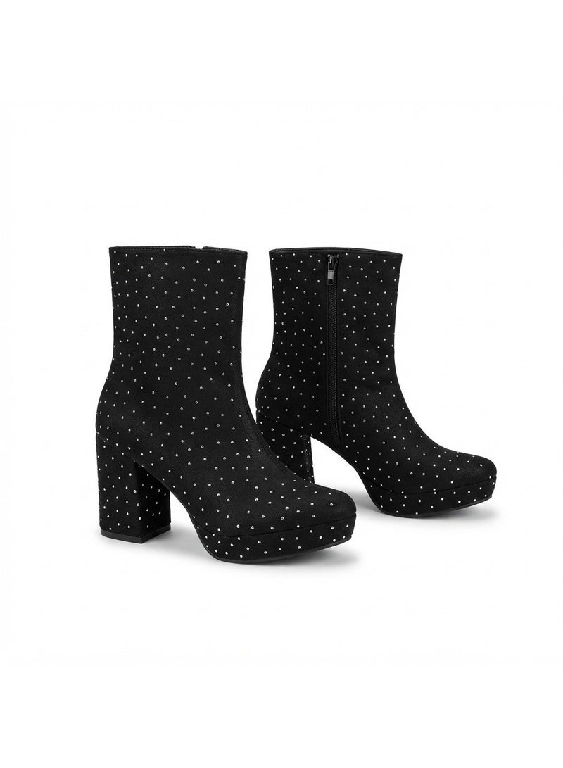 Vbranda Luxurious boot with shimmering details B-68 - Image 3