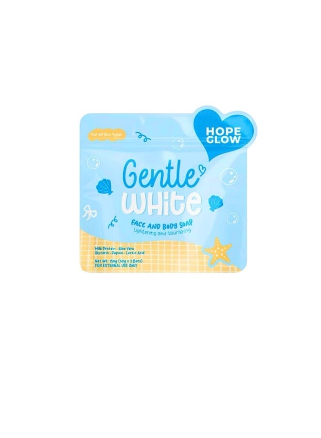 Hope glow gentle white face and body soap