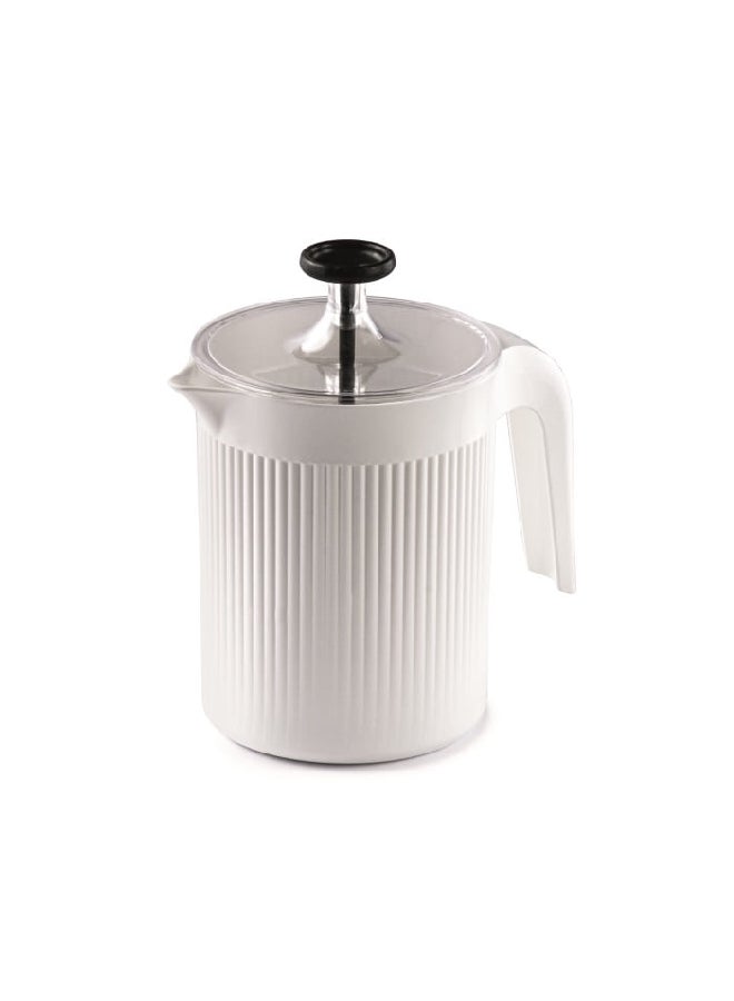 Snips Cremix Dishwasher Safe BPA-Free Cappuccino Milk Frother White 15.3 x 14.5 x 10 cm 000968 - Image 3