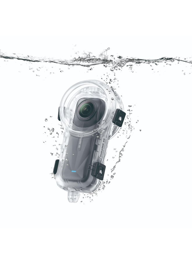Insta360 Invisible Dive Case for X5 Action Camera | Waterproof Case Underwater Photography Housing Depth Protective Case with Bracket for X5, Waterproof Up to 60m / 197ft - Clear  - Image 3