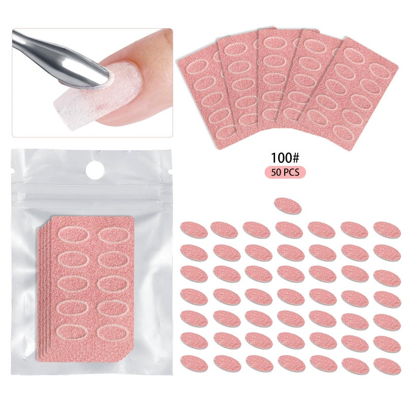 Nail art, nail polishing, nail surface sanding, and rubbing   pink - Image 1