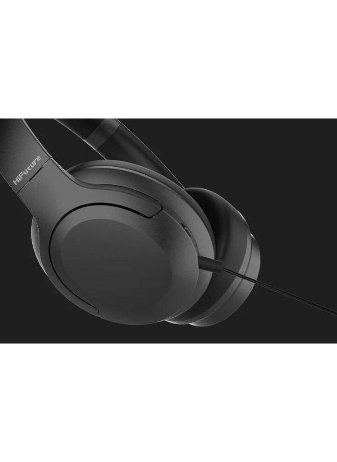 HiFuture Tour Pro Hybrid Over-Ear Bluetooth Headphones, Active Noise Canceling, 25Hrs Playtime, Black  - Image 2