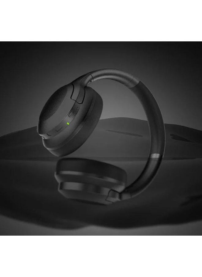 HiFuture Tour Pro Hybrid Over-Ear Bluetooth Headphones, Active Noise Canceling, 25Hrs Playtime, Black  - Image 4