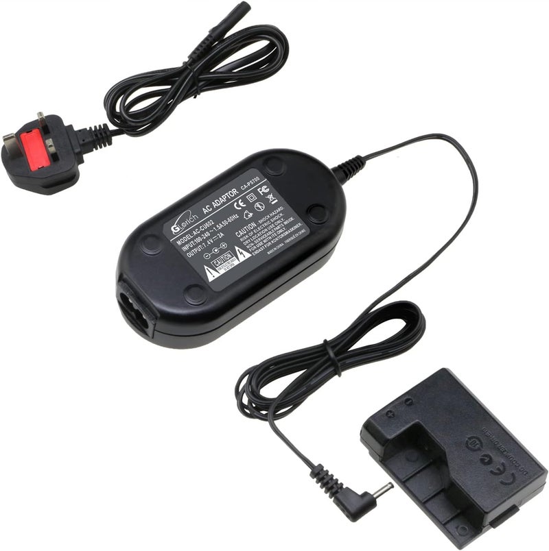 Glorich ACK-E10 replacement AC Power Adapter kit for Canon EOS 1100D, 1200D, 1300D, 1500D, 2000D, Rebel T3, Rebel T5, Rebel T6, Rebel T7, Kiss X50, Kiss X90 Digital Cameras - Image 1