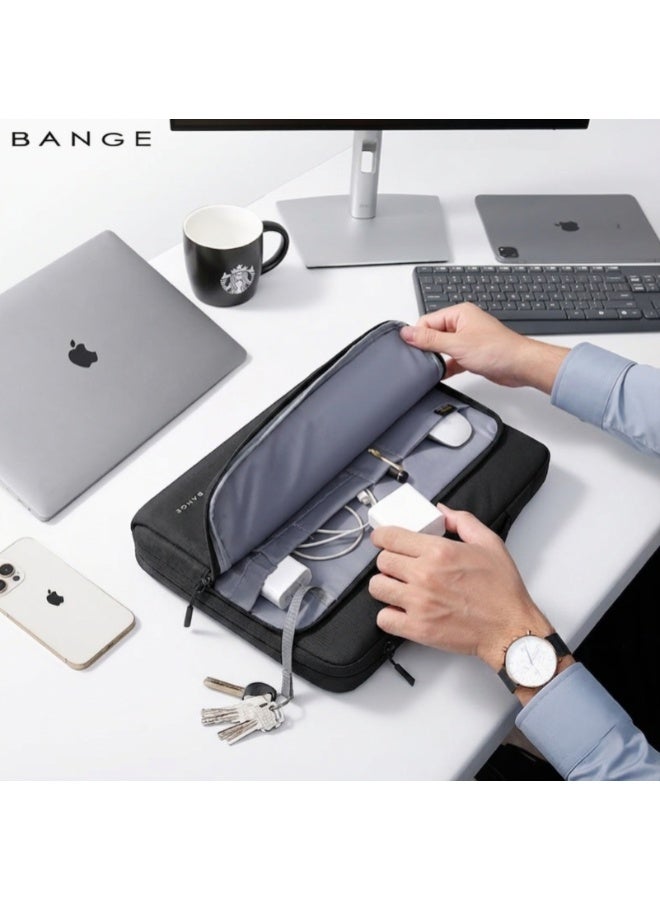 Bange 6802D Black New Protective Water Resistant 15Inch Laptop Sleeve With Handle - Image 2