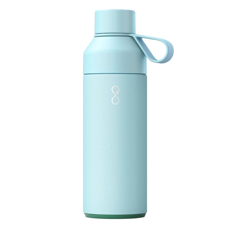Ocean Bottle - Recycled Stainless Steel Drinks Reusable Water Bottle - Eco-Friendly & Reusable - Sky Blue - 17 oz - Image 1