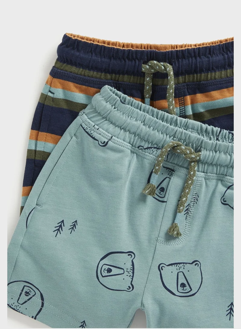 mothercare Infant 3 Pack Assorted Shorts