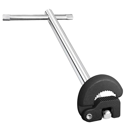 Viganoc 11 Basin Wrench Sink Wrench Adjustable Tap Nut Spanner 38 to 114 Capacity for Tight Space Use - Image 1