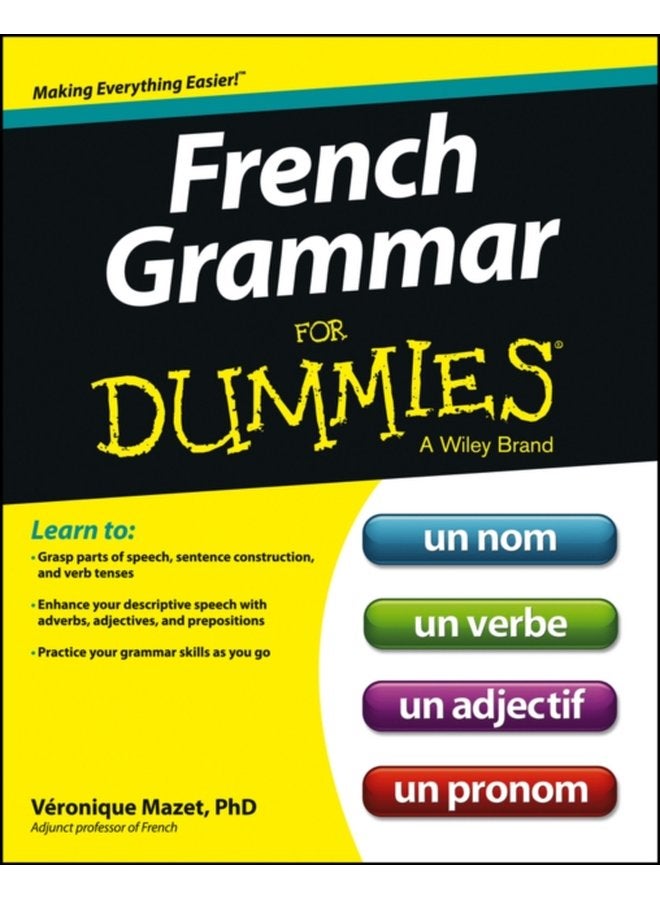 French Grammar For Dummies - Paperback