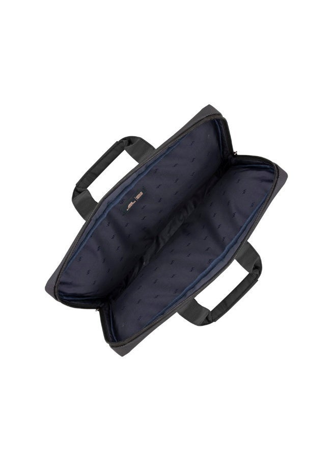 RIVACASE 8231 Laptop Bag for 15.6-Inch Laptops – Slim Protective Notebook Carry Case with Shoulder Strap & Multiple Compartments, Blue - Image 3