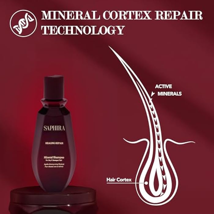 Saphira شامبو سافيرا للعناية بالشعر - خالي من الكبريتات والبارابين، مرطب، مُصلح ومُكثف لجميع أنواع الشعر - Image 5